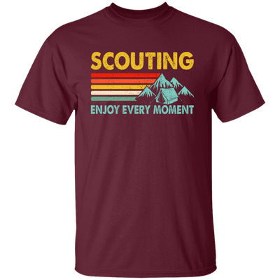 Scouting Enjoy Every Moment, Retro Scouting Unisex T-Shirt