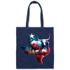 Love Texas, Cow In Texas, Best Of Texas, Best Cow Lover Gift, Texas Cow Canvas Tote Bag