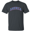 America Text, American Patriotic, 4th July Retro, 4th July Unisex T-Shirt