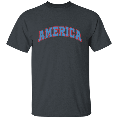 America Text, American Patriotic, 4th July Retro, 4th July Unisex T-Shirt