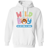 Wild Boy In My Pre-K Era, Pre-K Baby, Retro Wild Boy Pullover Hoodie