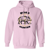 Boar Hunter, Wild Animal Hunter, Retro Boar, Boar Lover Pullover Hoodie