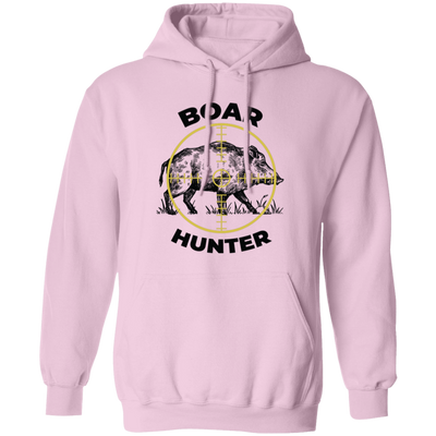 Boar Hunter, Wild Animal Hunter, Retro Boar, Boar Lover Pullover Hoodie