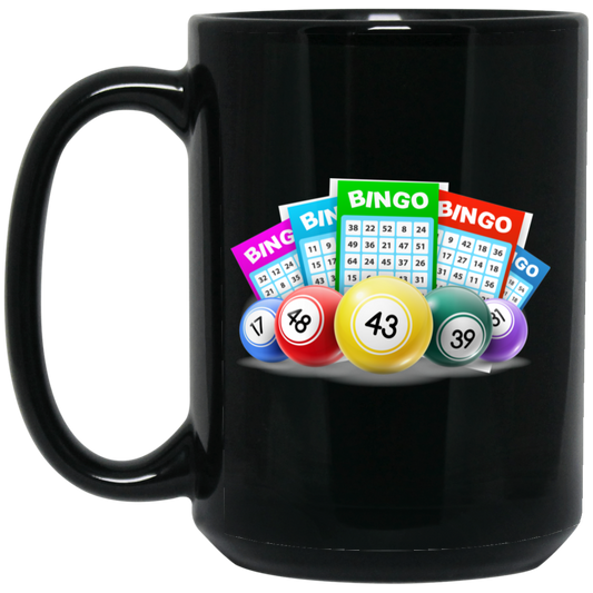 Go To Bingo, Best Ticket, Best Lottery, Lucky Game Black Mug