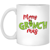 Merry Grinch-mas, Trendy Grinchmas, Grinch Christmas, Merry Christmas, Trendy Christmas White Mug