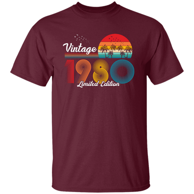 Vintage 1980, 1980 Birthday, 1980 Limited Edition, 1980 Retro Unisex T-Shirt