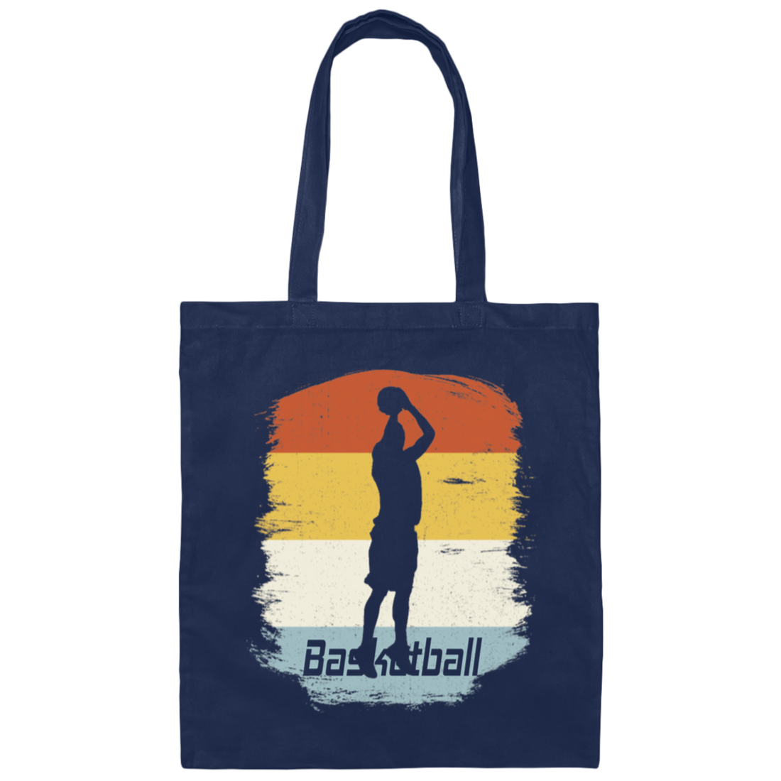 Volleyball Lover, Hoops Retro Style, Vintage Volleyball, Retro Sport Canvas Tote Bag