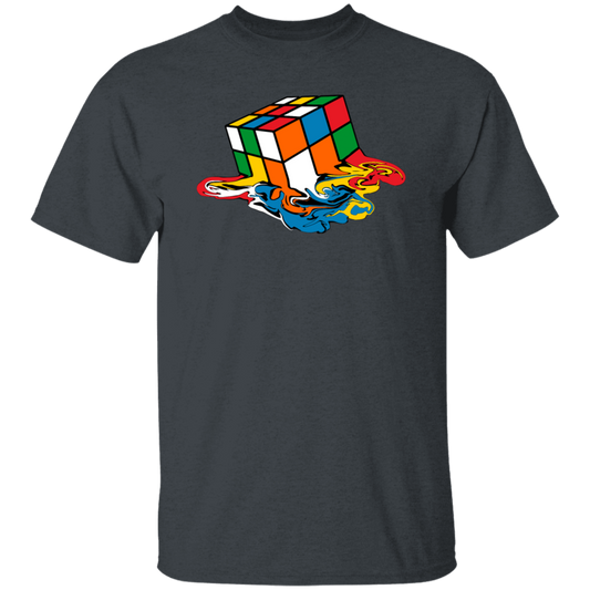Melting Rubik's Cube, Cube Toy, Rubik Fan, Love Rubik, Cube Player Gift Unisex T-Shirt