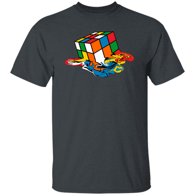 Melting Rubik's Cube, Cube Toy, Rubik Fan, Love Rubik, Cube Player Gift Unisex T-Shirt