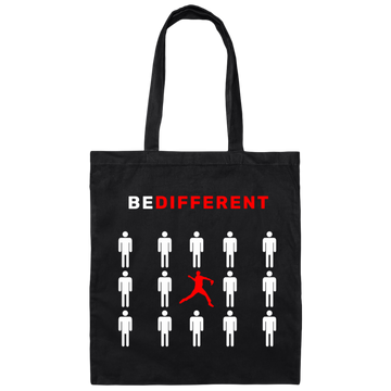 Baseball Lover, Be Different, Baseball Pitcher, Different Gift, Love Different Canvas Tote Bag