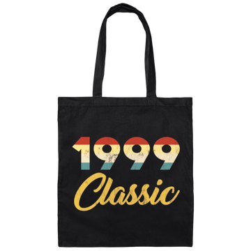Classic Gift For 1999, 1999 Lover Gift, Birthday Gift Idea, Birthday Canvas Tote Bag