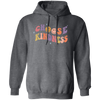 Retro Happy Face, Choose Kindness, Men Women Positive Pullover Hoodie