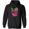 Love Grinch, Pink Grinch, Funny Love Grinch, Trendy Grinch, Merry Christmas, Trendy Christmas Pullover Hoodie