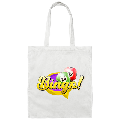 Let's Bingo, Claim The Prize, Yell For Bingo, Best Game Canvas Tote Bag