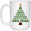 Christmas Tree, Wish For Christmas, Merry Christmas, Trendy Christmas White Mug