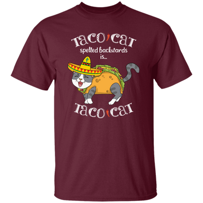 Taco Cat Spelled Backwards, Mexican Food Unisex T-Shirt