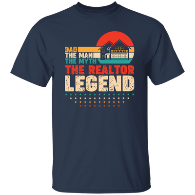 Dad, The Man, The Myth, The Reraltor Legend, Retro Real Estate Unisex T-Shirt