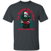 The Season To Be Jolly, Merry Christmas, Trendy Christmas, Skeleton Santa Unisex T-Shirt