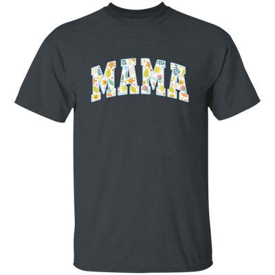 Mama Gift, Floral Mama, Mama Varsity, Mama Design, Mother's Day-blue Unisex T-Shirt