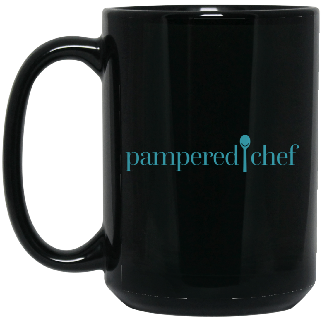 Pampered Chef Original Logo, Love Pampered, Love Chef Black Mug