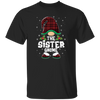 The Sister Gnome Present For Family, Xmas Cute Gnome Lover Unisex T-Shirt