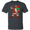 Dabbing Santa, Santa Claus, Xmas Light With Santa, Merry Christmas, Trendy Christmas Unisex T-Shirt