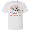 Math Is No Prob-Llama, No Problem, Retro Rainbow Unisex T-Shirt