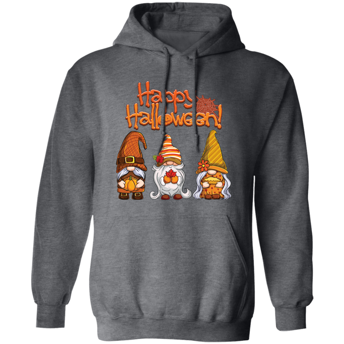 Happy Halloween, Gnome Halloween, Halloween Party Pullover Hoodie