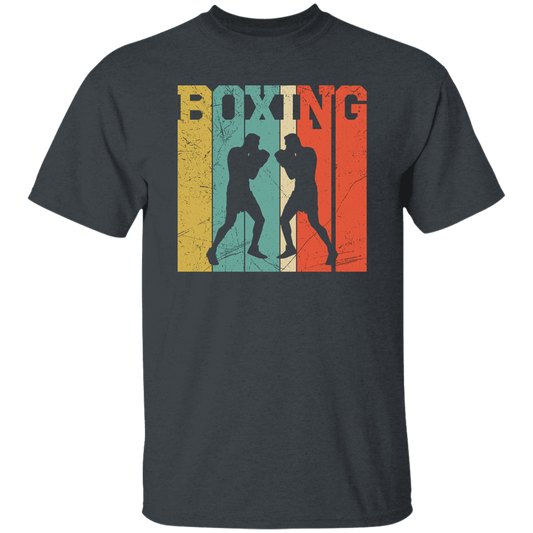 Boxing Lover, Love Boxing, Boxing Silhouette, Retro Boxing Unisex T-Shirt
