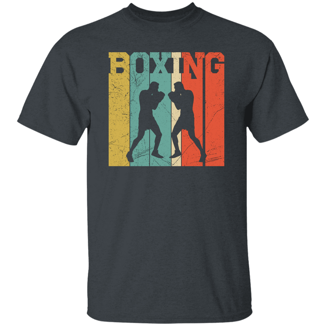 Boxing Lover, Love Boxing, Boxing Silhouette, Retro Boxing Unisex T-Shirt