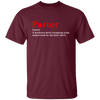 Pastor Definition, Pastor Noun, Pastor Lover, Best Pastor Unisex T-Shirt