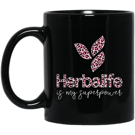 Herbalife New Logo Leopard- Black Mug