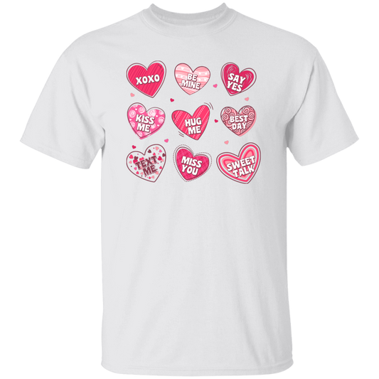 Be Mine, Kiss Me, Best Dad, Miss You, Sweet Talk, Say Yes Unisex T-Shirt