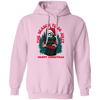 The Season To Be Jolly, Merry Christmas, Trendy Christmas, Skeleton Santa Pullover Hoodie