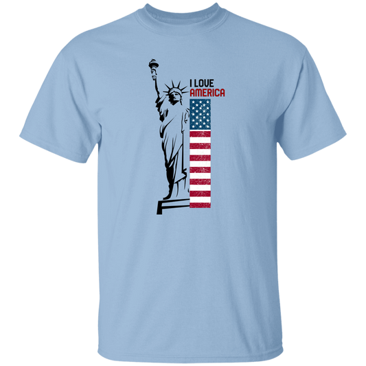 I Love America, Statue of Liberty, American Liberty Unisex T-Shirt