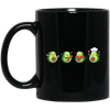 Avocado, Cute Avocado, Love Avocado, Avocado Lover Black Mug