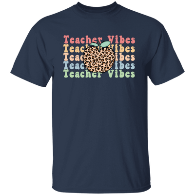 Teacher Vibes, Apple Lover, Apple Vibes, Groovy Teacher Unisex T-Shirt