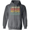 I Survived My Wife's Masters Degree, Love My Wife, Retro Wife Gift Pullover Hoodie