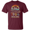 Vintage 1984, Birthday 1984, Retro Birthday, Limited Edition Unisex T-Shirt