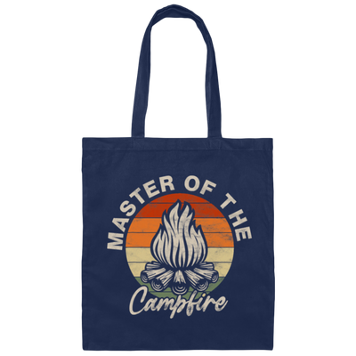 Master Of The Campfire Vintage Camping Camper Canvas Tote Bag