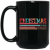 Christmas Vintage Style, Merry Christmas, Trendy Christmas, Santa Claus Black Mug