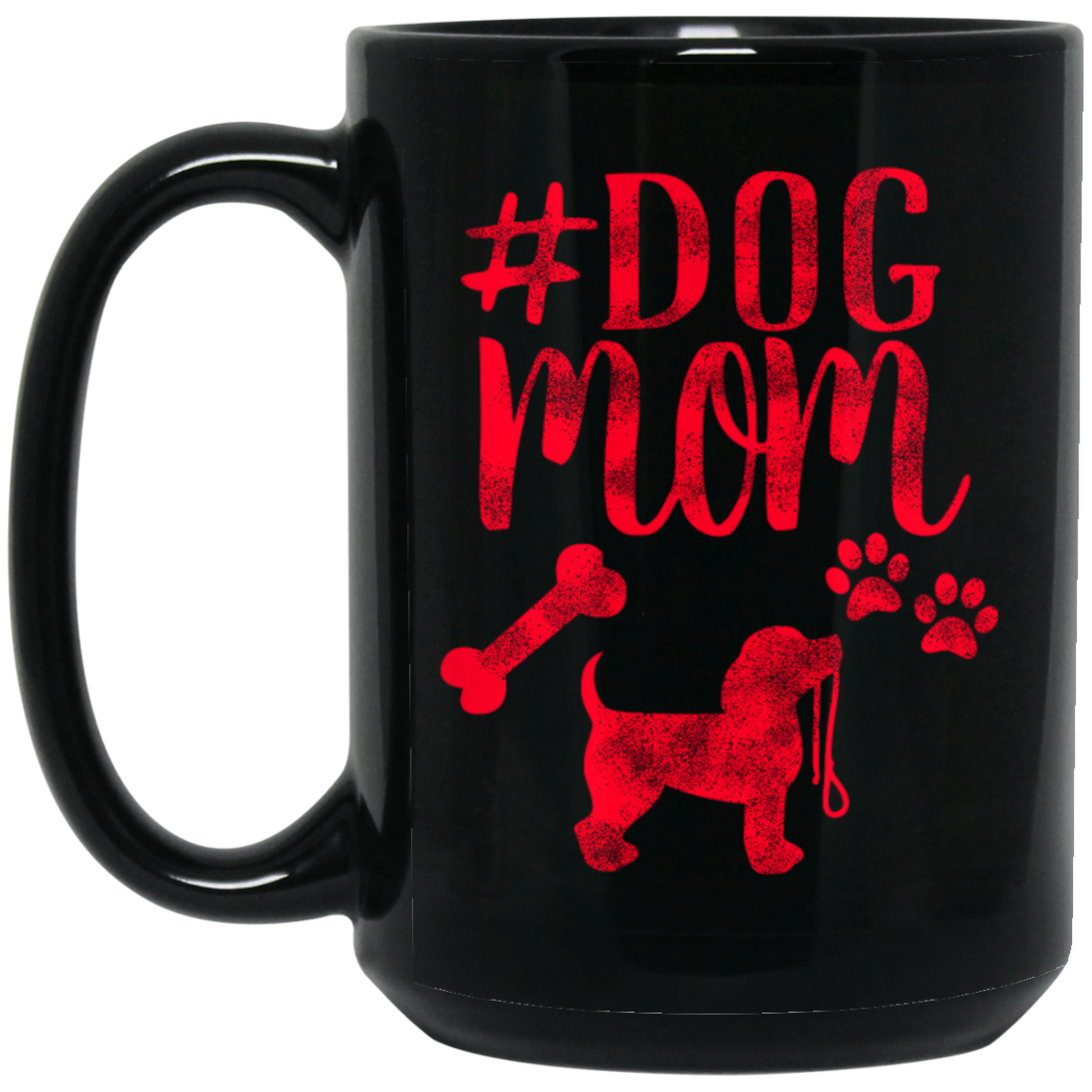 Dog Mom, Dog Lover, Best Mom Ever, Gift For Mom, Best Dog Mom Black Mug