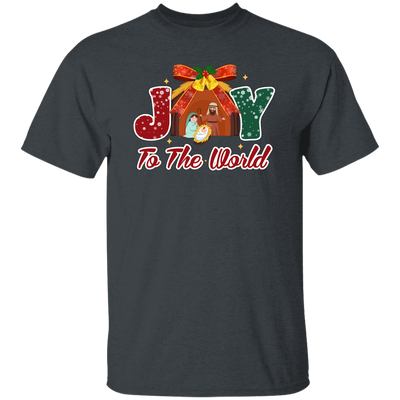 Joy To The World, Merry Xmas, Let Us Adore Him Christmas Unisex T-Shirt