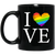 Love Is Love, LGBT Love, Lgbt's Day, Lgbt Heart Design Black Mug
