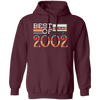 Best Of 2002, Vintage 18th Gift, Birthday Anniversary Gift, Retro Cassette Pullover Hoodie