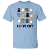 I Love Cat, Cute Cats, Funny Cats, My Love Cat Unisex T-Shirt