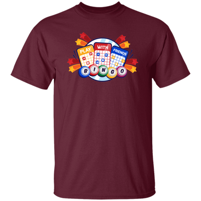 Play With Friend, Bingo Game, Love This Game, Bingo Game Unisex T-Shirt