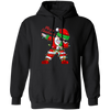 Dabbing Santa, Santa Claus, Xmas Light With Santa, Merry Christmas, Trendy Christmas Pullover Hoodie