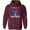 All American Gamer, America Gaming, American Flag Pullover Hoodie