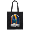 National Park Gift, Redwood Park Gift, Retro Redwood, Love National Parks Canvas Tote Bag